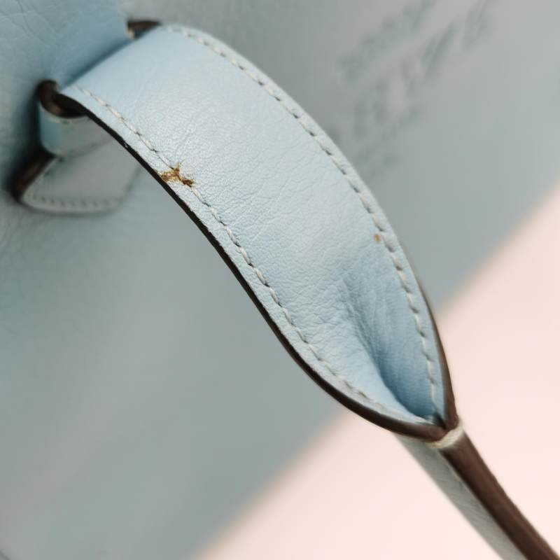 Loewe牛皮純色字母Logo托特包手提包-14