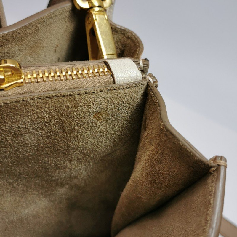 Miu Miu Madras羊皮純色字母logo金屬扣單肩包-9