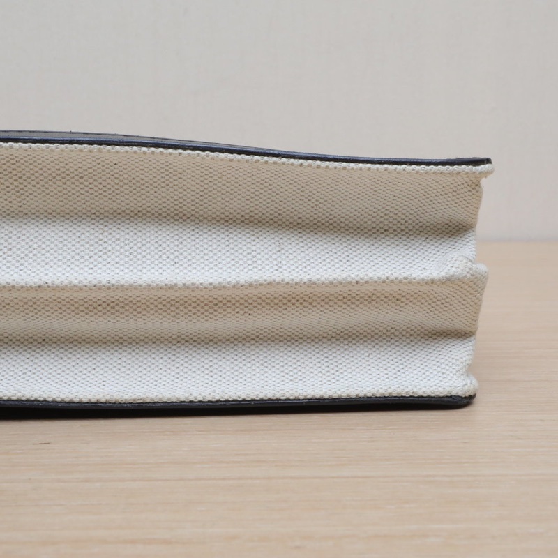 BALENCIAGA 拼色帆布風琴包斜挎包-3