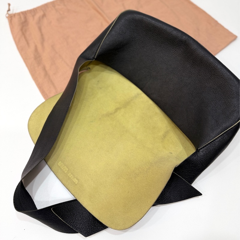 MIU MIU Vintage 蝴蝶結 黑色牛皮 肩背包 側背包 手提包-14