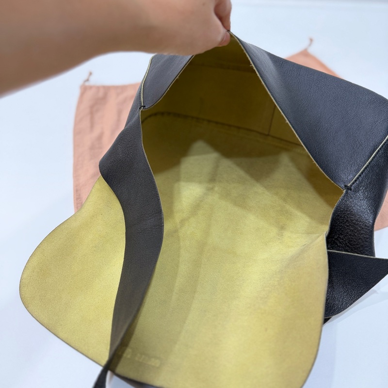 MIU MIU Vintage 蝴蝶結 黑色牛皮 肩背包 側背包 手提包-15