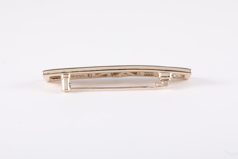 CHANEL 合金字母滿鑽胸針-2