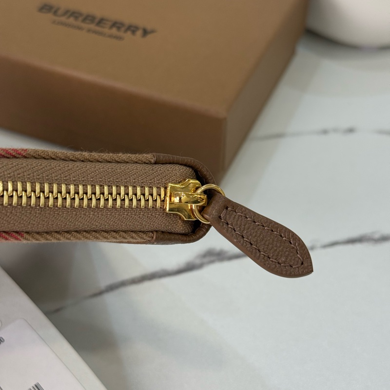 （台灣專櫃購入）全新Burberry 經典雙層零錢包 專櫃16000-2