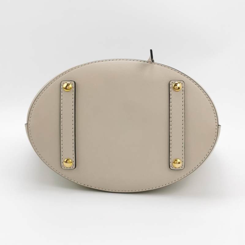 Burberry The Bucket牛皮純色字母logo子母包單肩包-6