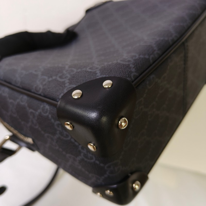 【🐴馬上下單最優惠】🧧限時降價至2/11（原$33800）【9成新】㊣✨GUCCI✨（附盒子）古馳 GG 黑灰 箱包 Box 軟盒子 盒包 箱型包 相機包 肩背包 斜背包/雙G/二手包/保證正品🌳二手樹屋🌳-8