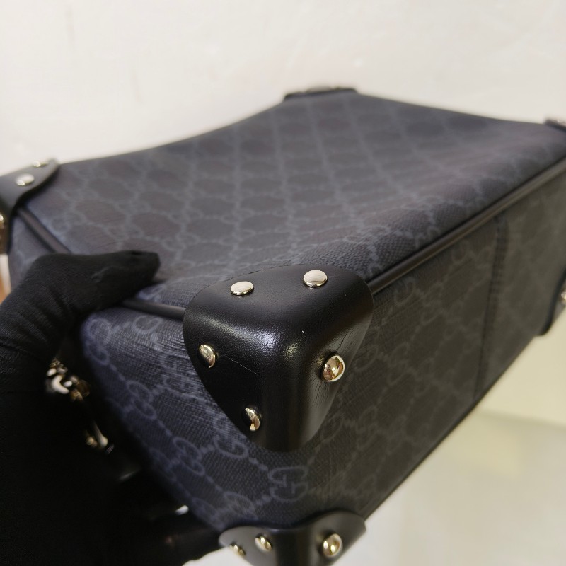 【🐴馬上下單最優惠】🧧限時降價至2/11（原$33800）【9成新】㊣✨GUCCI✨（附盒子）古馳 GG 黑灰 箱包 Box 軟盒子 盒包 箱型包 相機包 肩背包 斜背包/雙G/二手包/保證正品🌳二手樹屋🌳-10