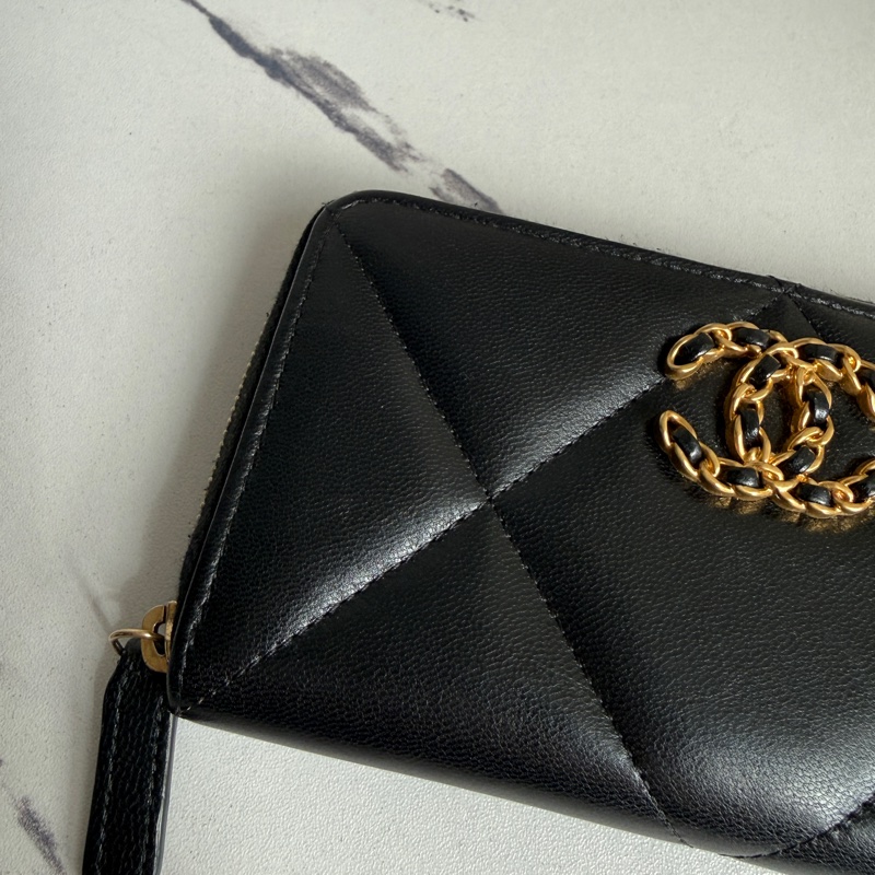 Chanel 19中夾 最美皮夾-1