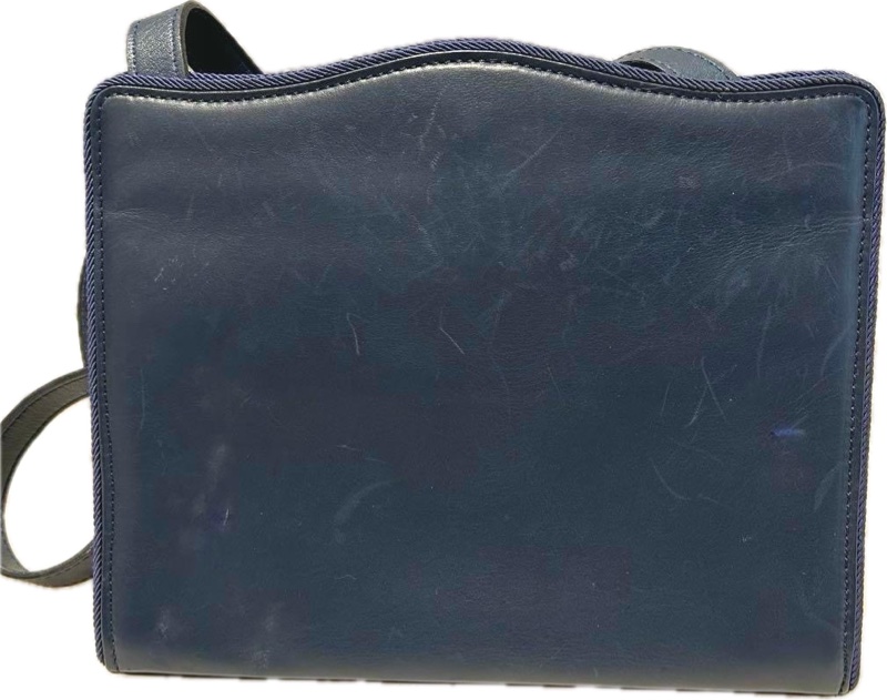 Christian Dior 迪奧 深藍肩背包-1