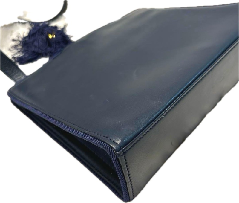 Christian Dior 迪奧 深藍肩背包-5