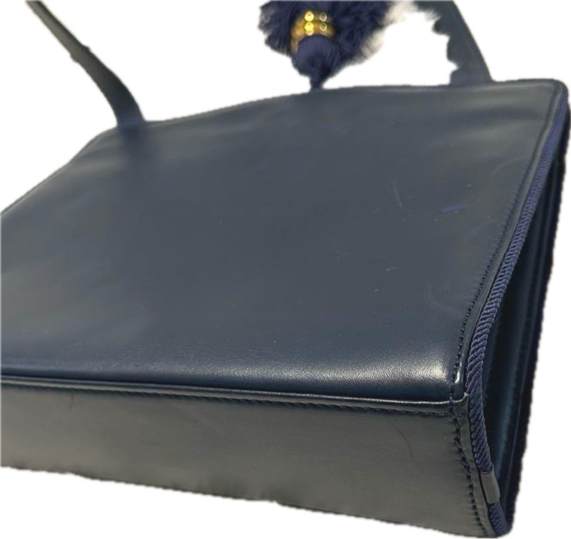 Christian Dior 迪奧 深藍肩背包-6