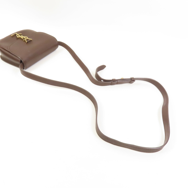 SAINT LAURENT 牛皮皮革Kaia金扣肩背袋-4