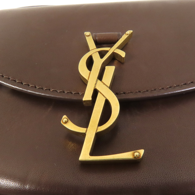 SAINT LAURENT 牛皮皮革Kaia金扣肩背袋-5