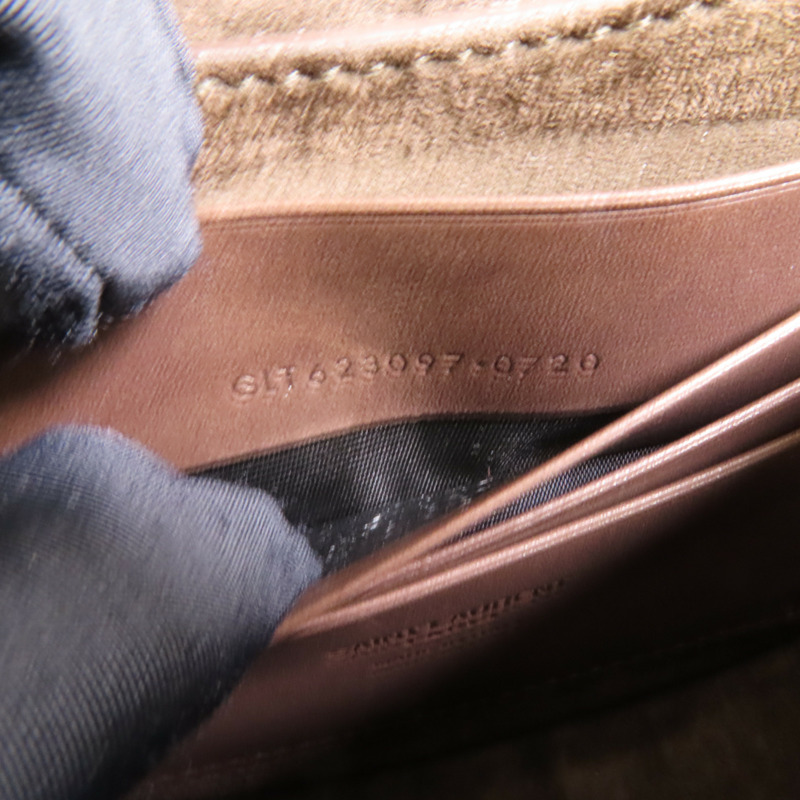 SAINT LAURENT 牛皮皮革Kaia金扣肩背袋-8