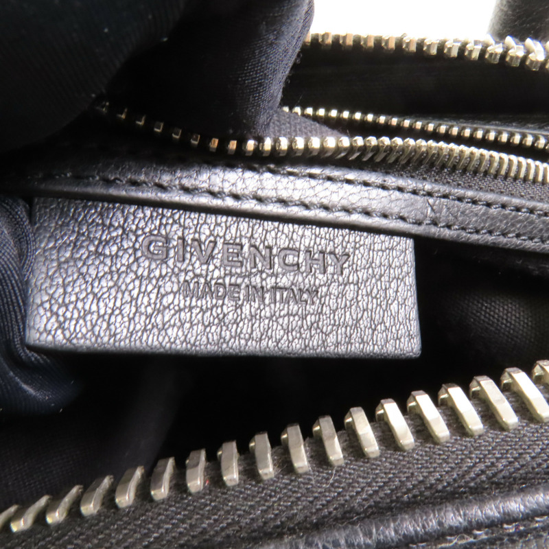 GIVENCHY 牛皮皮革Antigona銀扣手挽肩背兩用袋-8