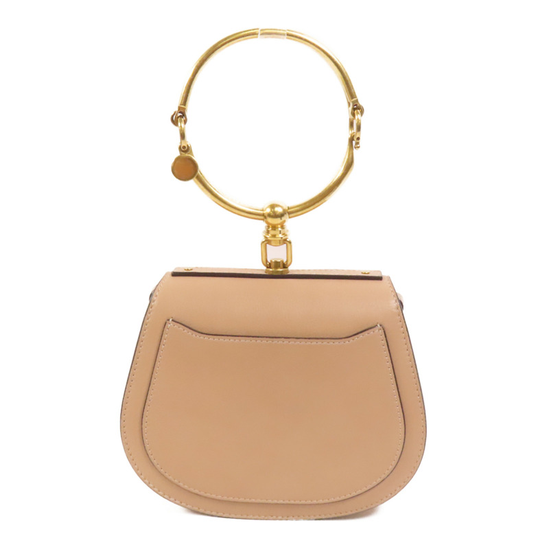 Chloe 牛皮皮革Nile Bag金扣手挽肩背兩用袋-1