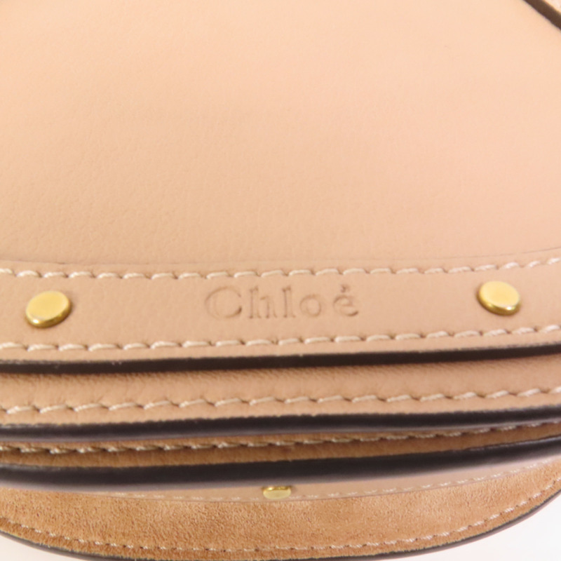 Chloe 牛皮皮革Nile Bag金扣手挽肩背兩用袋-7