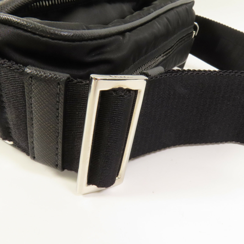 PRADA 尼龍Shoulder Bag銀扣肩背袋-6