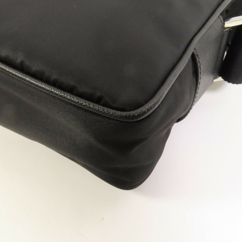 PRADA 尼龍Shoulder Bag銀扣肩背袋-12