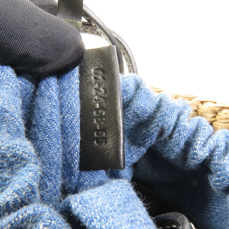 Chloe Raffia Denim Woody Small Basket Bag手挽肩背兩用袋-8