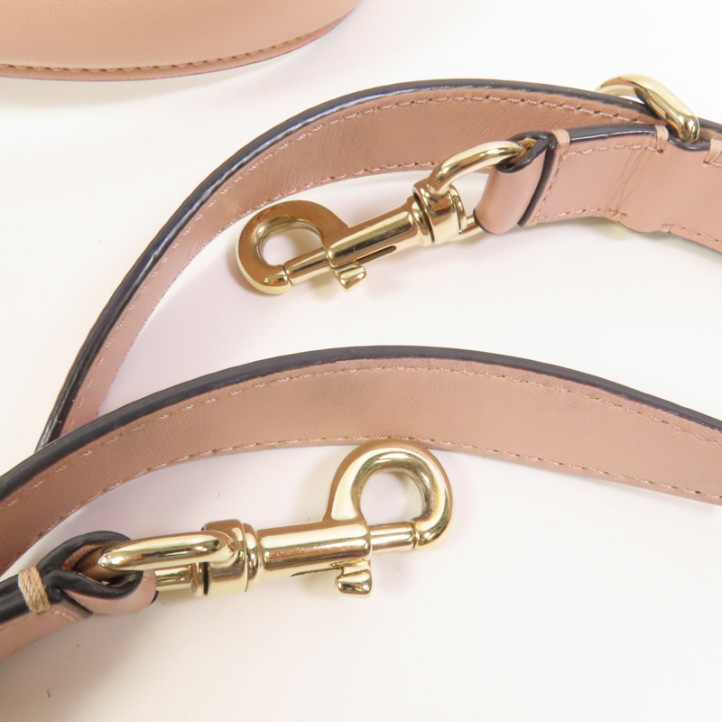 Valentino 牛皮皮革2 Way Shoulder金扣手挽肩背兩用袋-6