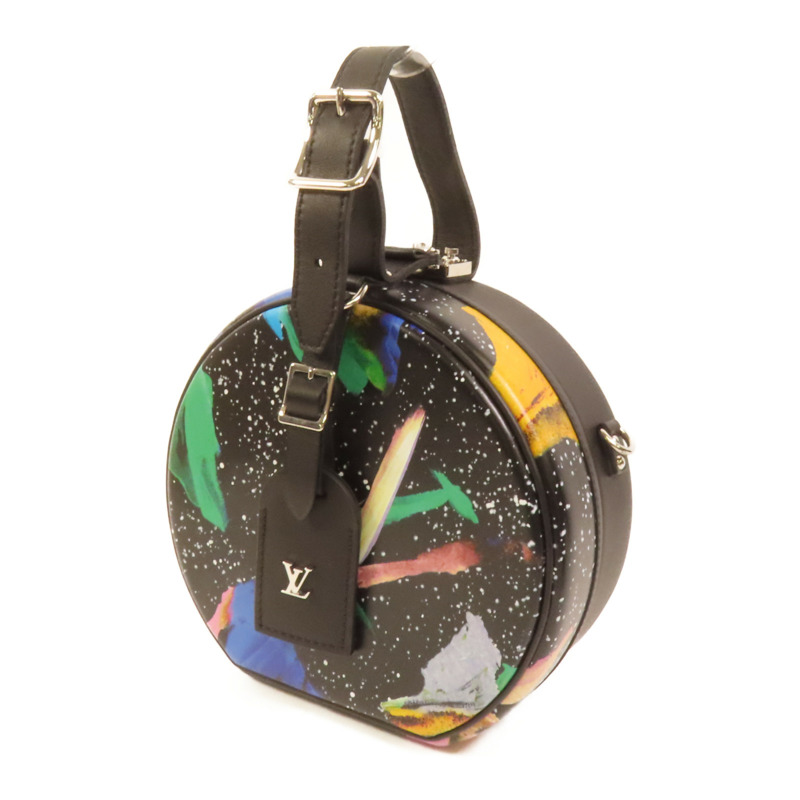 LOUIS VUITTON 牛皮皮革Petite Boite Chapeau銀扣手挽肩背兩用袋-2