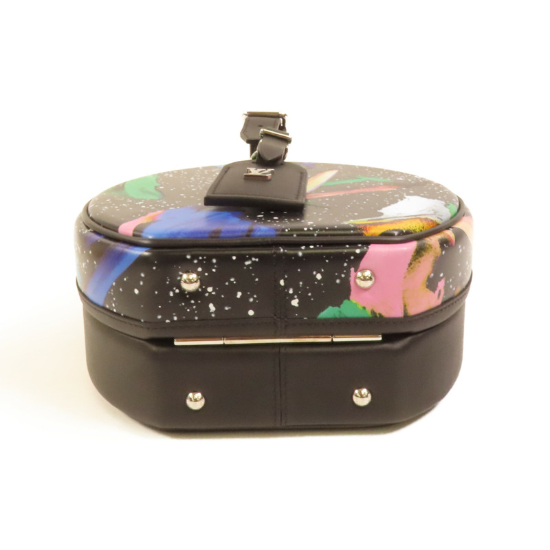 LOUIS VUITTON 牛皮皮革Petite Boite Chapeau銀扣手挽肩背兩用袋-3