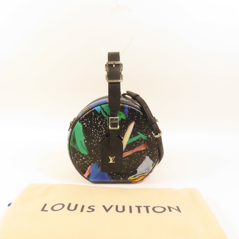 LOUIS VUITTON 牛皮皮革Petite Boite Chapeau銀扣手挽肩背兩用袋-11