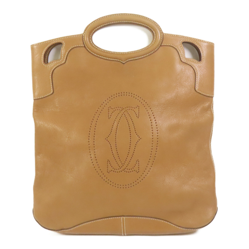 CARTIER 牛皮皮革Marcello手挽袋-0