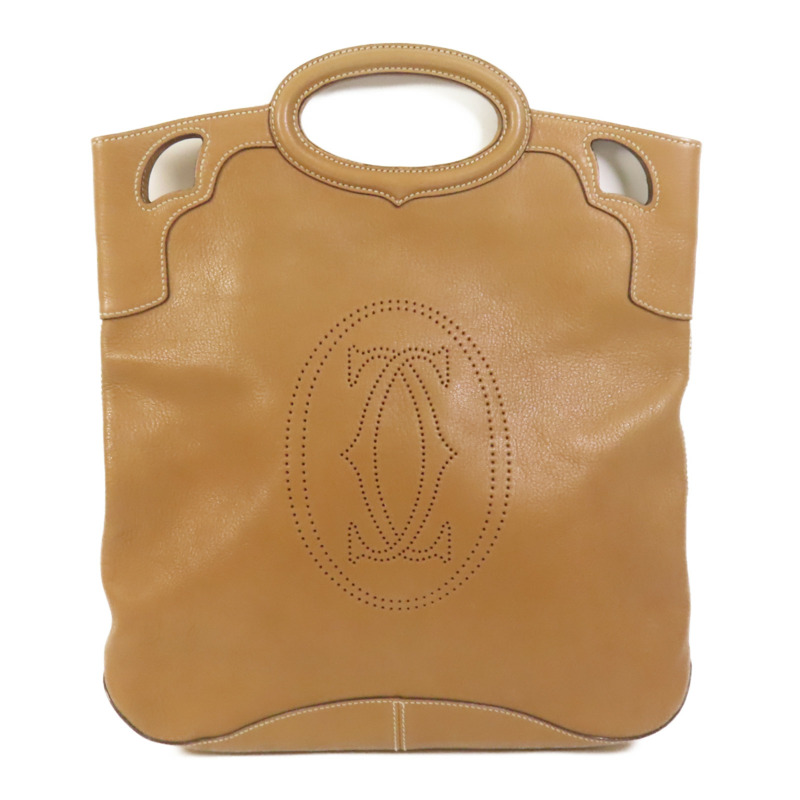 CARTIER 牛皮皮革Marcello手挽袋-1