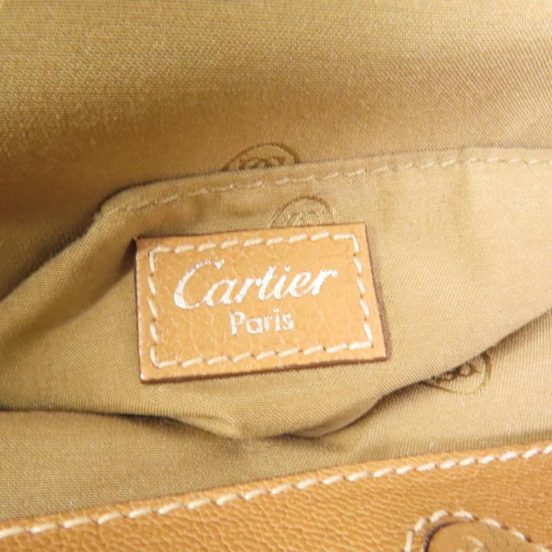 CARTIER 牛皮皮革Marcello手挽袋-7