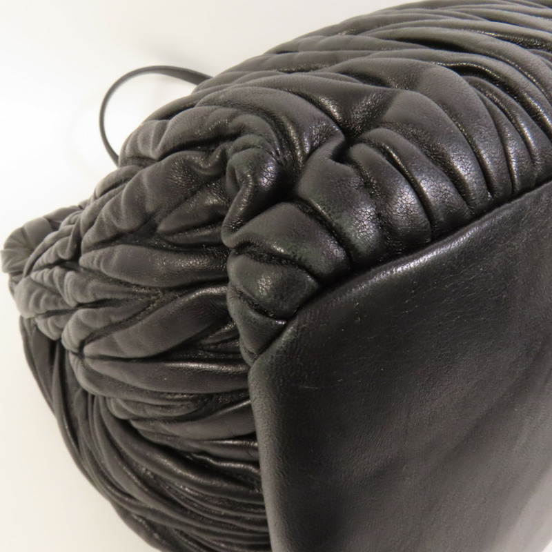 Miu Miu 羊皮皮革Shoulder Bag銀扣肩背袋-13