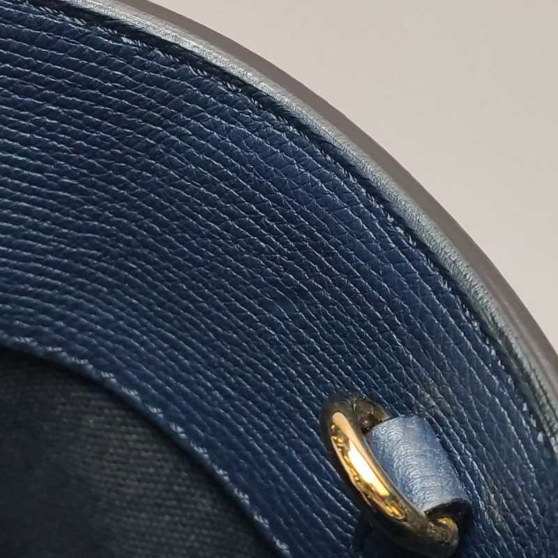 Burberry The Banner班納大號牛皮帆布格紋雙搭扣單肩包-14