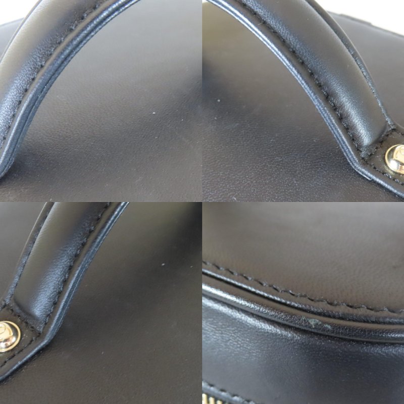 【巴黎站二手名牌專賣店】＊現貨＊CHANEL香奈兒真品＊黑色羊皮大雙C手提兩用直式化妝箱包-5