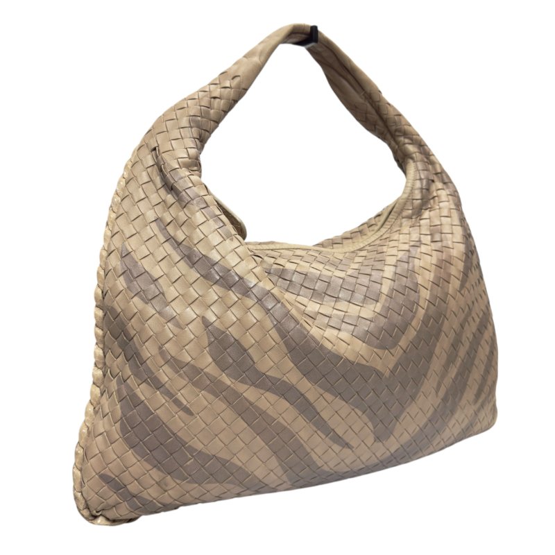 BOTTEGA VENETA Veneta 織皮 蛇皮邊飾 肩背包-2