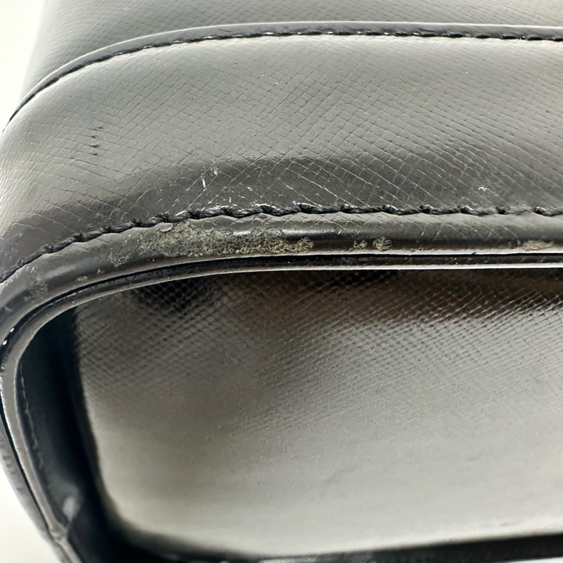 Versace Vintage 中古太陽神標誌黑色手提化妝包-18