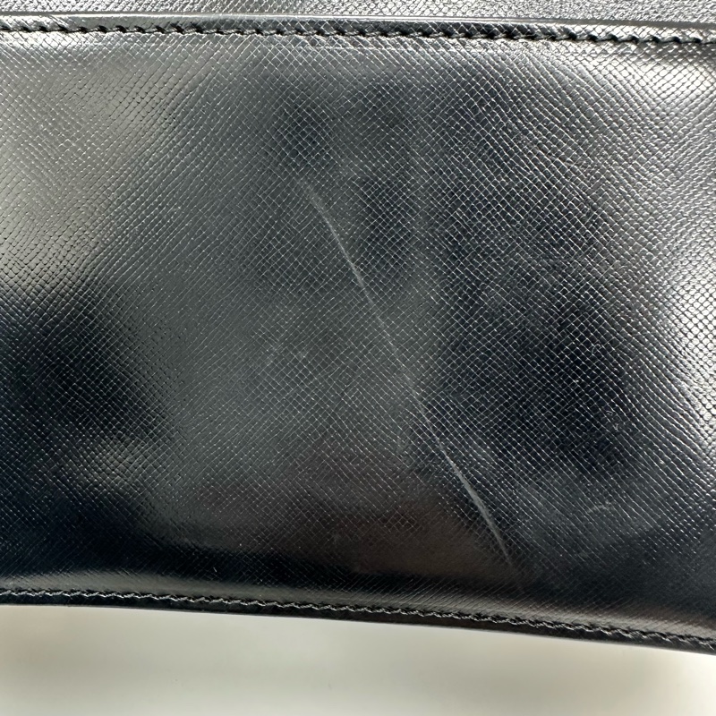 Versace Vintage 中古太陽神標誌黑色手提化妝包-22