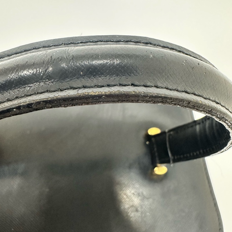 Versace Vintage 中古太陽神標誌黑色手提化妝包-25