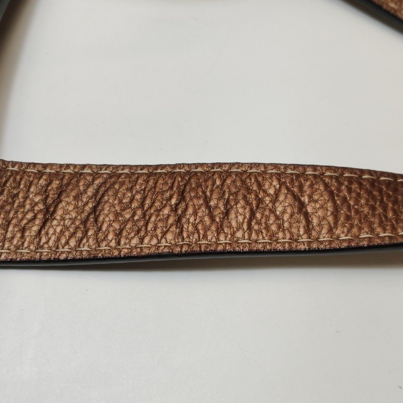 Loewe牛皮帆布皮標字母logo金屬裝飾單肩包-15