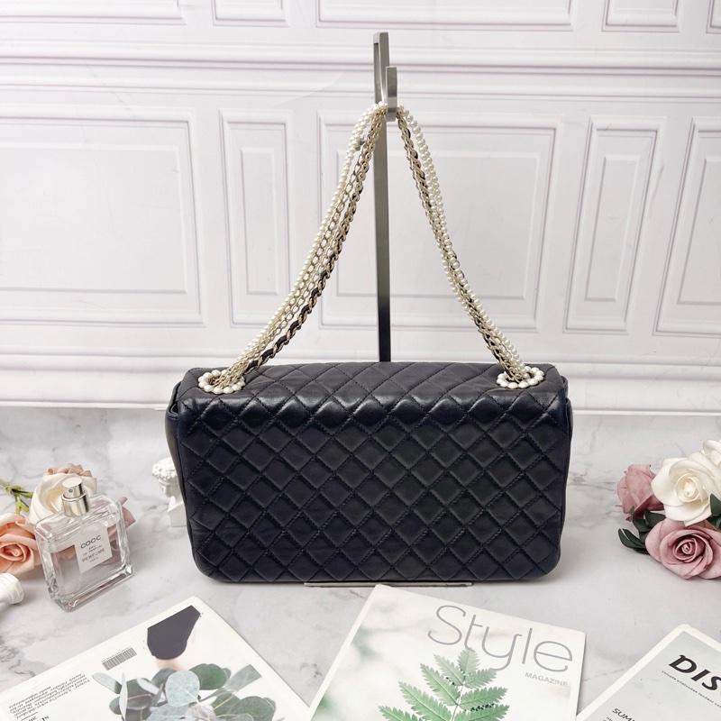 Chanel Westminster珍珠扣鏈條包26×15×6 98新配件塵袋-5