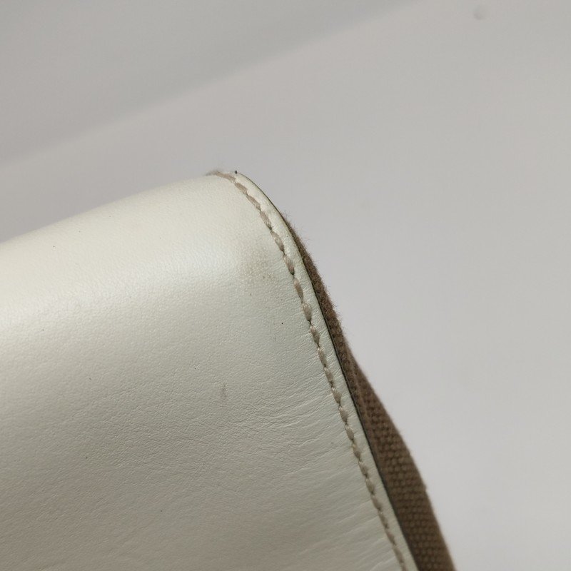 Burberry牛皮帆布拼色壓紋字母Logo斜挎包單肩包-21