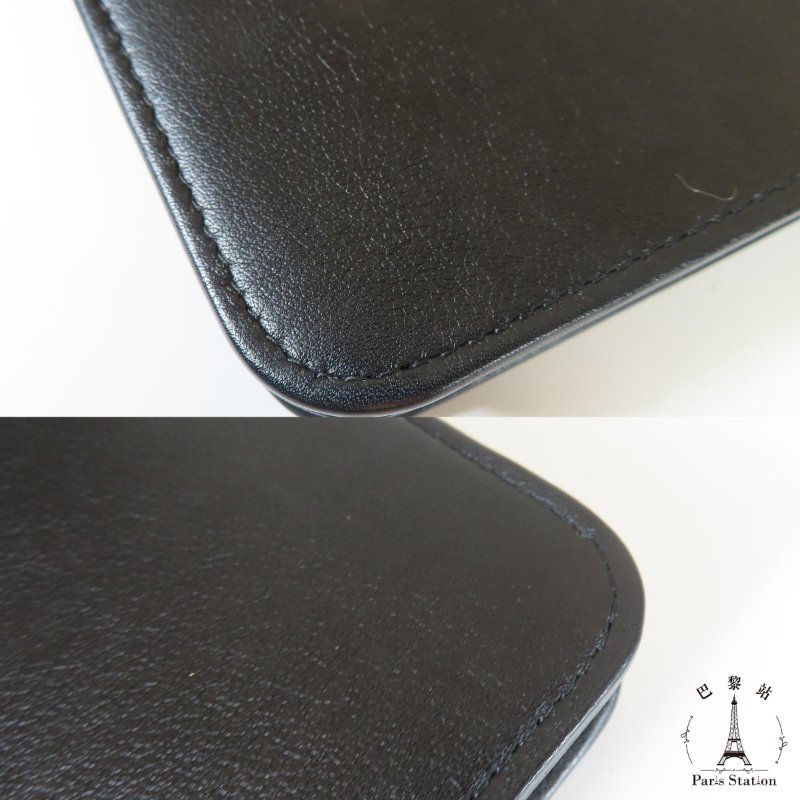 【巴黎站二手名牌專賣店】＊現貨＊CHANEL 香奈兒 真品＊經典BOY WOC黑色山型紋皮革金鍊肩背包 斜背包-8