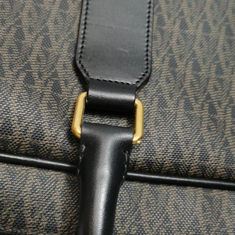 Saint Laurent牛皮老花滿印字母Logo手提包-12