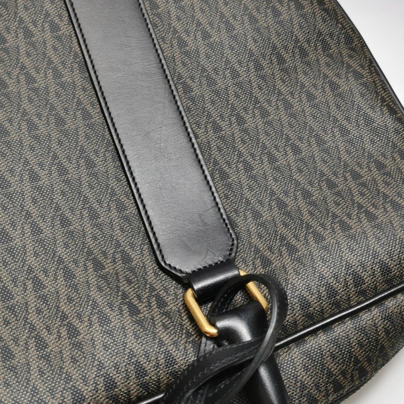 Saint Laurent牛皮老花滿印字母Logo手提包-16