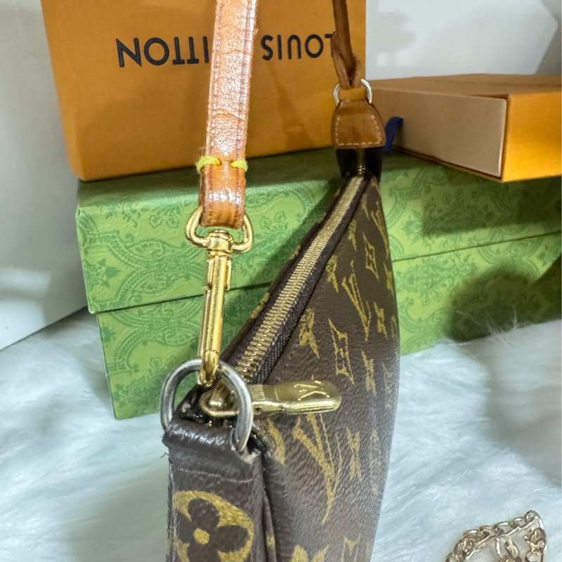 Lv 大款 麻將包 腋下包-28