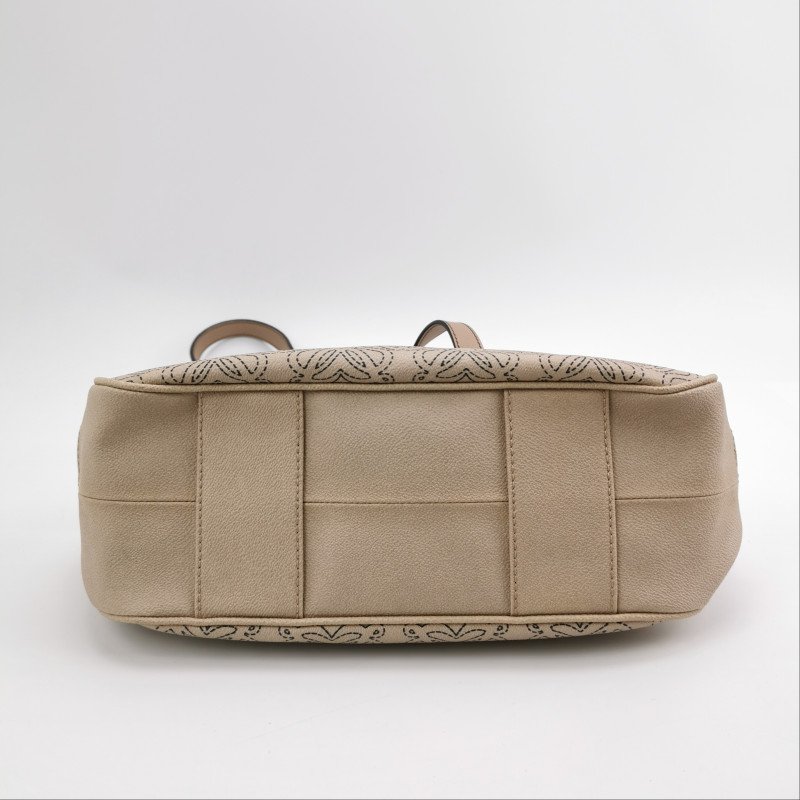 Loewe牛皮徽標印花字母Logo斜挎包單肩包-5