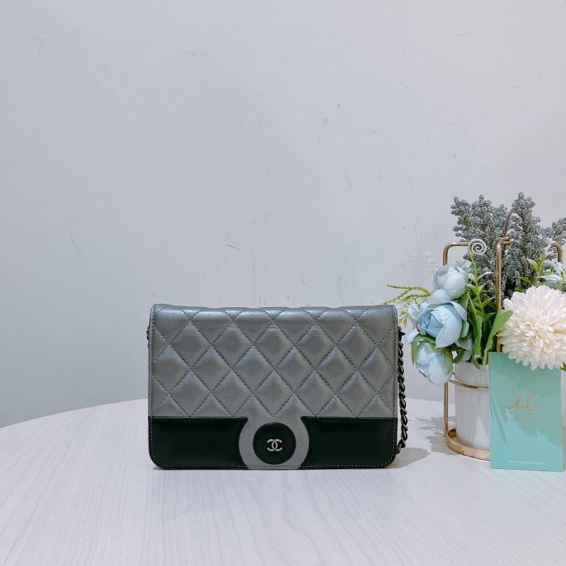 TK1926 Chanel 香奈兒翻蓋式鍊帶包包Quilted CC Wallet On Chain Lambskin-0
