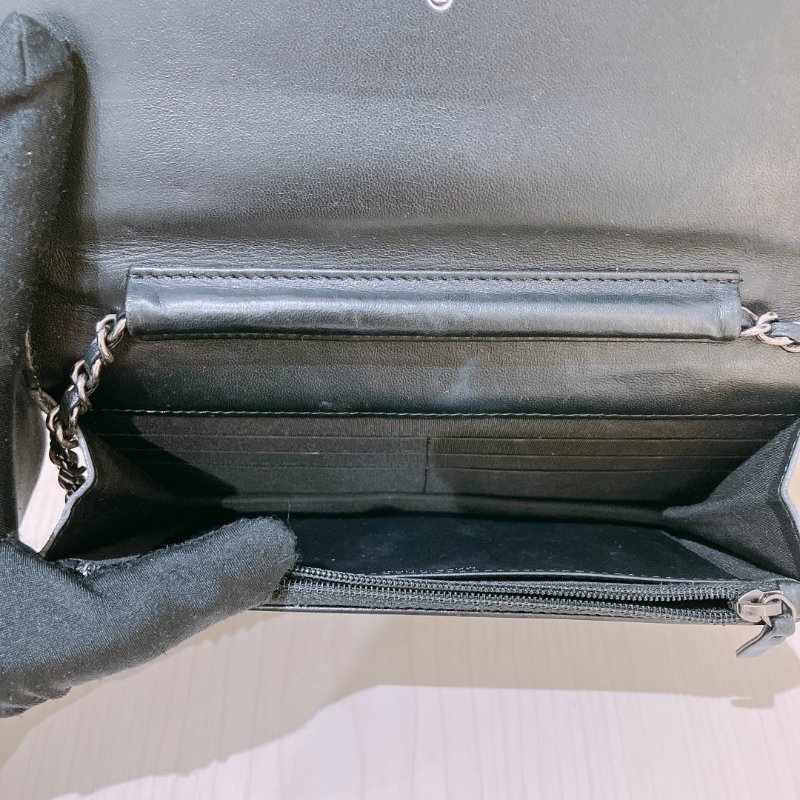 TK1926 Chanel 香奈兒翻蓋式鍊帶包包Quilted CC Wallet On Chain Lambskin-12