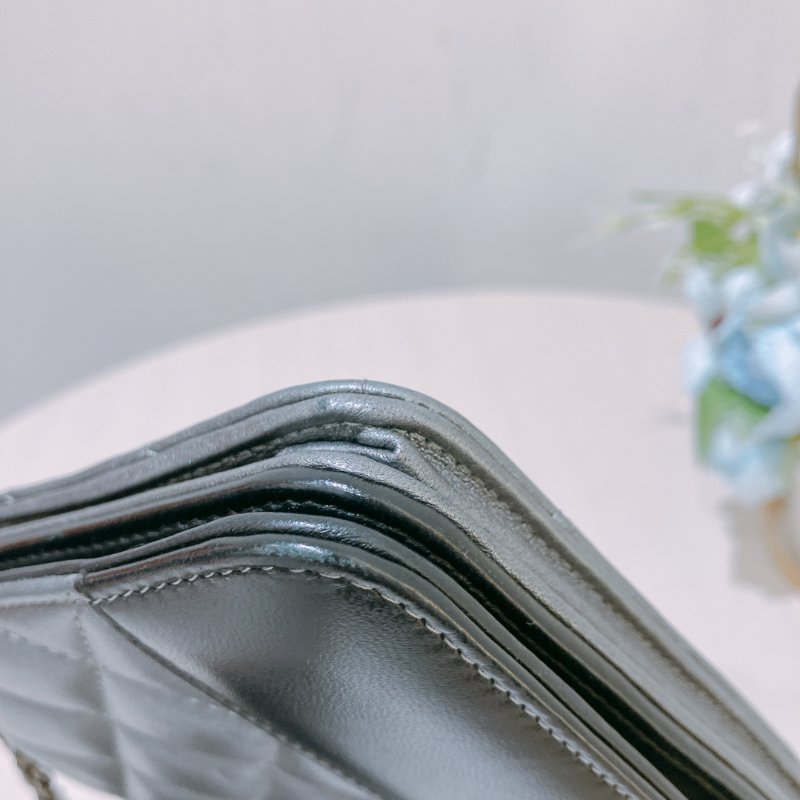 TK1926 Chanel 香奈兒翻蓋式鍊帶包包Quilted CC Wallet On Chain Lambskin-16