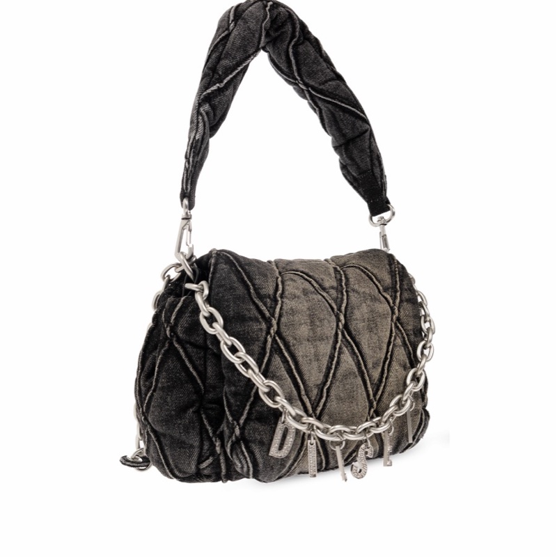 Diesel 女士 鏈條單肩包均碼碼小號、21cm*9cm*16cm-2