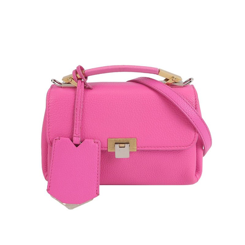 BalenciagaLe Dix牛皮純色方形按扣斜挎包單肩包-0